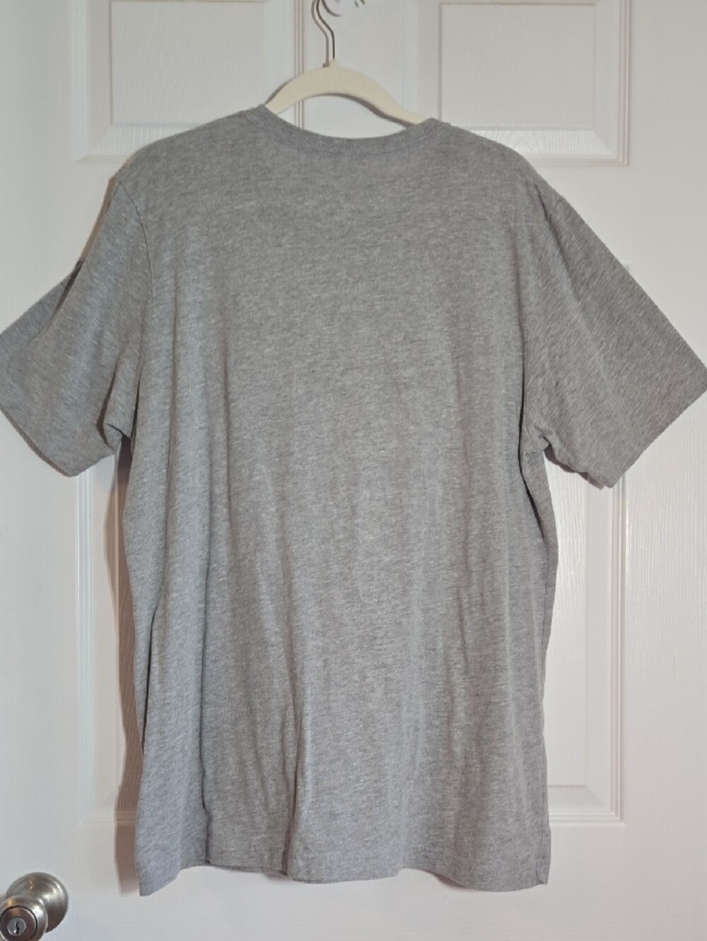 Bella Canvas Gray USA Sequin Patch Tee Size XL P2P 23-26" - Picture 5 of 5